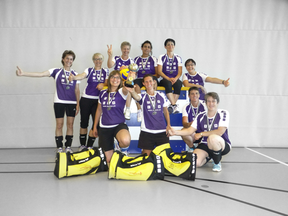 Die erfolgreichen Netzballerinnen des KTV Oberriet trumpften am Sportfest gross auf.